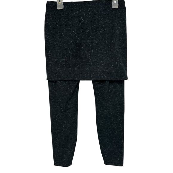 Cabi Skirt Leggings Spacedye Charcoal M'Leggings Skirted Pull On #3210 Size S - Picture 5 of 9